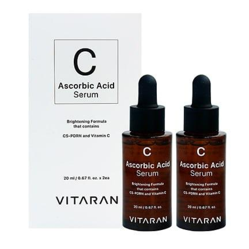 Сироватка з вітаміном С VITARAN Vitamin C Ascorbic Acid Serum 20мл ×2 флакон