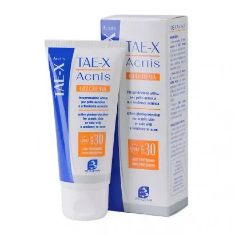СОНЦЕЗАХІСНИЙ КРЕМ ДЛЯ ЖИРНОЇ ШКІРІ ТА ШКІРІ З АКНЕ BIOGENA TAE X ACNIS SPF 30 60 мл