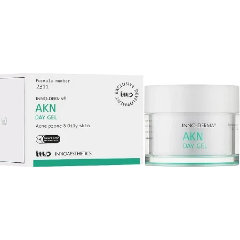 Гель-крем для жирної шкіри / AKN DAY GEL / Innoaesthetics 50мл
