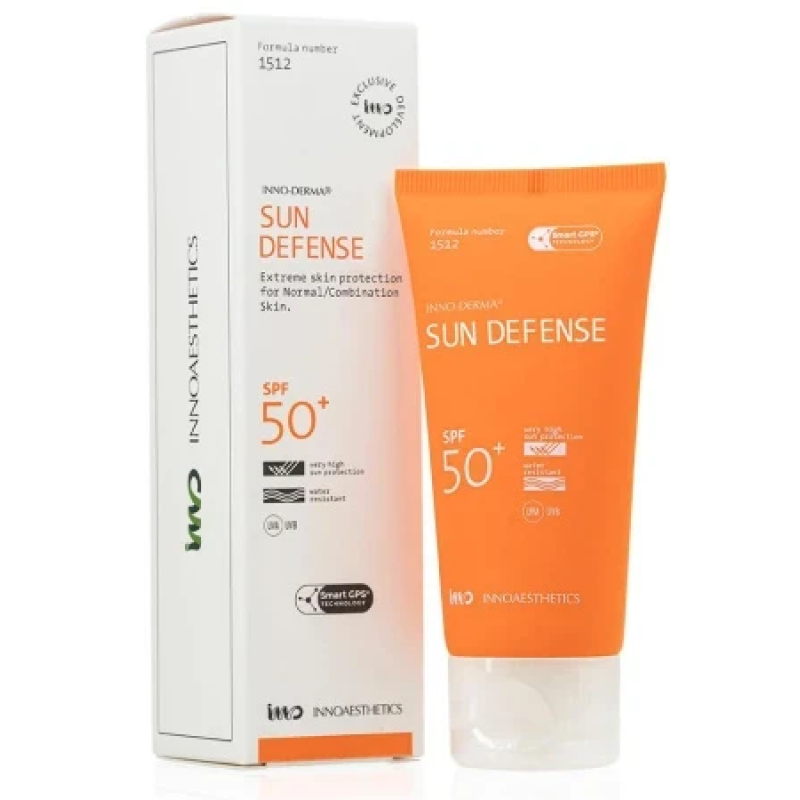 Сонцезахисний крем SPF50 + / SUNBLOCK SUN DEFENSE SPF 50+ / Innoaesthetics 60мл