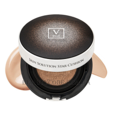 FAU Кушон із золотою пудрою SPF 50+ Skin Solution Star Cushion Silver зі змінним блоком 15 г + 15 г