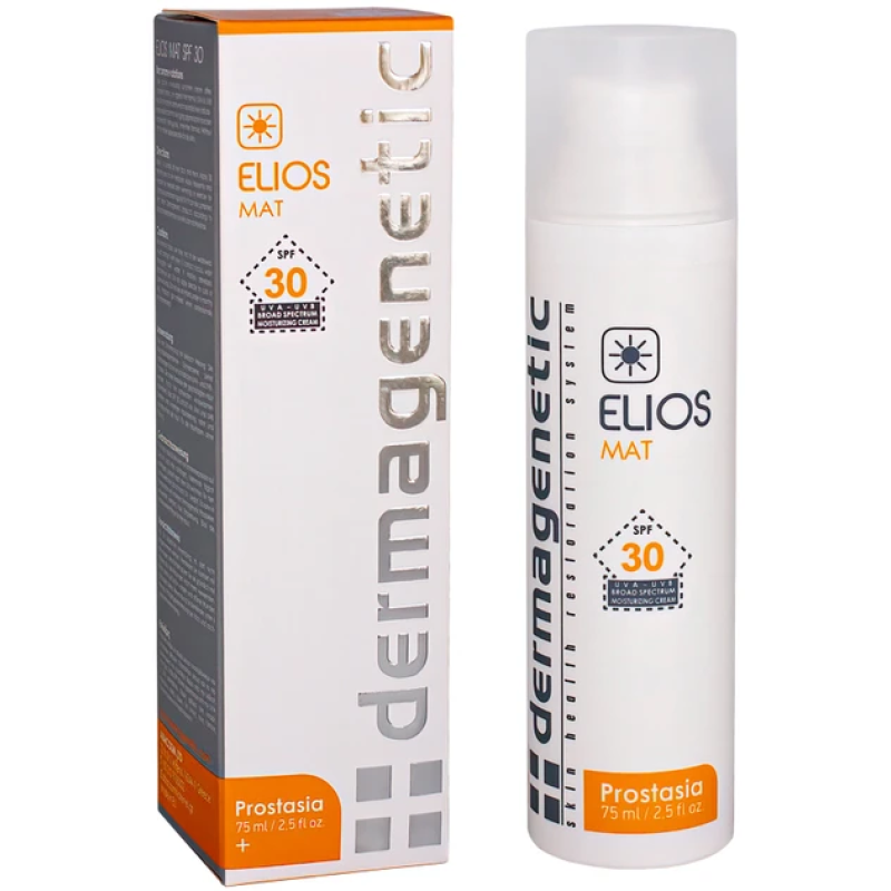 Крем 3в1 - захист SPF50 з тоном з ефектом матування / Elios Mat SPF50 3in1 / Dermagenetic