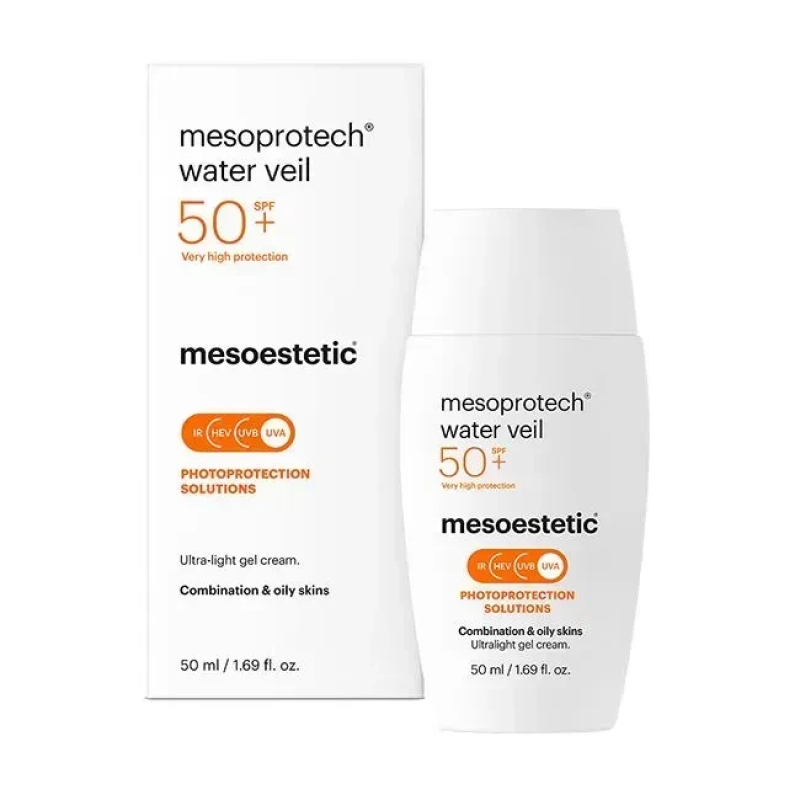Сонцезахисна антивікова сироватка “Вуаль“ spf 50+ / Light water antiaging veil (50+ spf) Mesoestetic 50мл