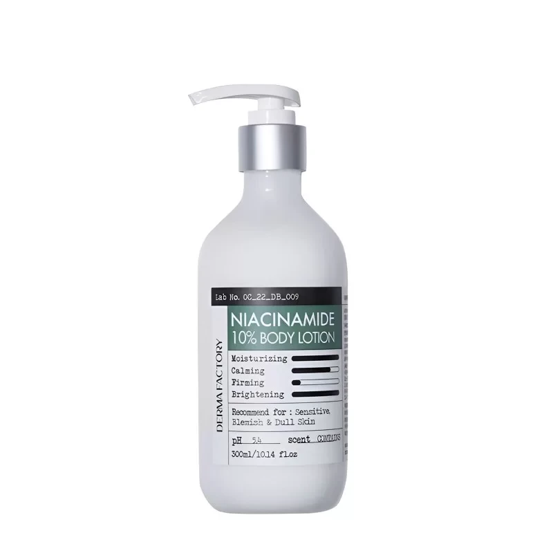 Слабокіслий дерматологічний лосьйон для тіла Niacinamide 10% Body Lotion